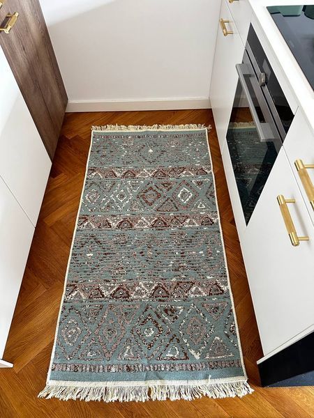 Безворсовий килим Levada aqua leaq-1 фото
