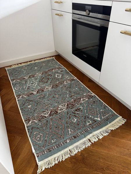 Безворсовий килим Levada aqua leaq-1 фото