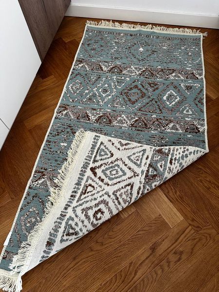 Безворсовий килим Levada aqua leaq-1 фото
