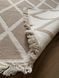 Безворсовий килим Diamond beige dbe-1 фото 8
