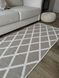 Безворсовий килим Diamond beige dbe-1 фото 4