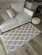 Безворсовий килим Diamond beige dbe-1 фото 2