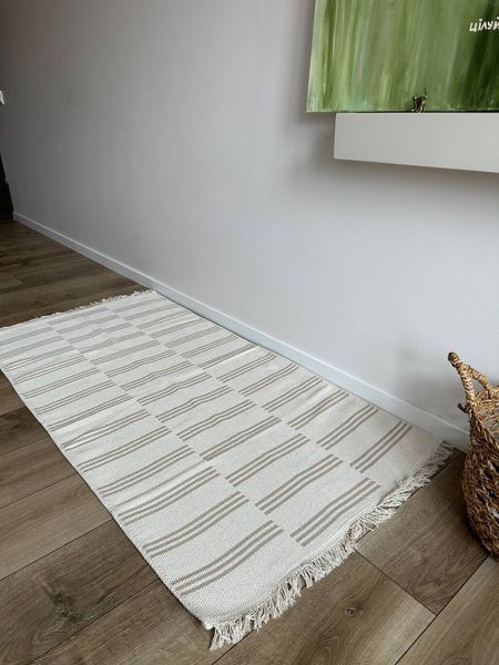 Безворсовий килим Trinity beige tbe-1 фото
