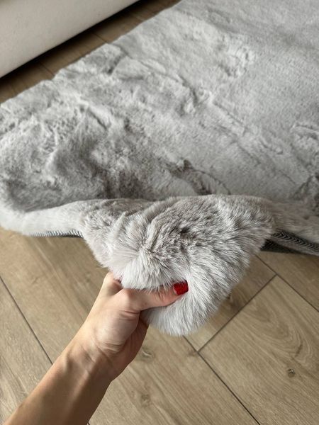 Килим зі штучного хутра Cozy Piece grey cpg-1 фото