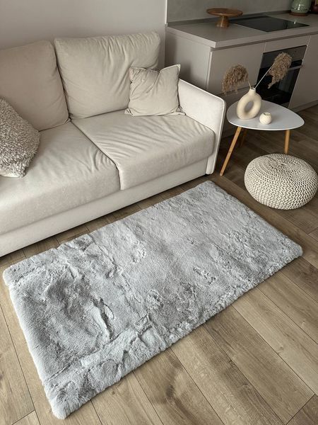 Килим зі штучного хутра Cozy Piece grey cpg-1 фото