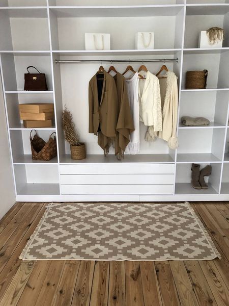 Безворсовий килим Nepal beige nbe-1 фото