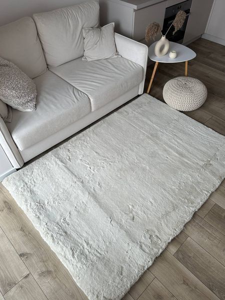Килим зі штучного хутра Cozy Piece beige cpb-1 фото