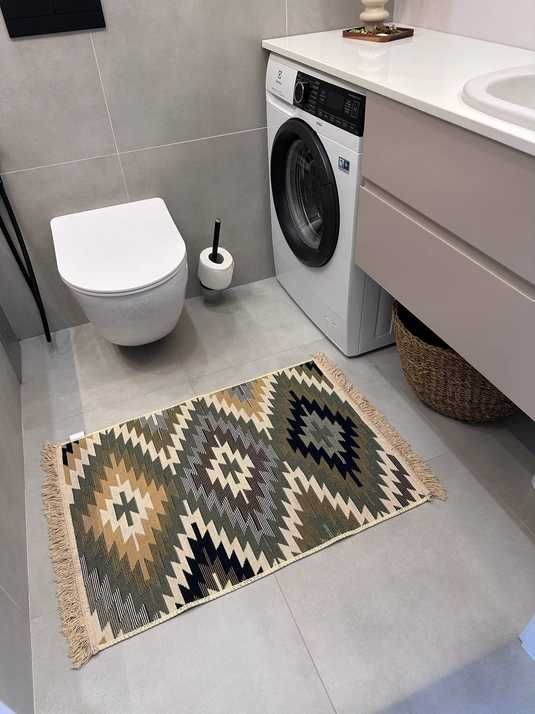 Купити Безворсовий килим Zigzag green zg-1 в інтернет магазині WOW