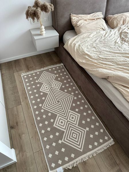 Безворсовий килим Laos beige lb-1 фото