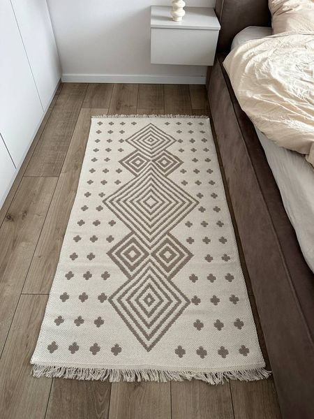 Безворсовий килим Laos beige lb-1 фото