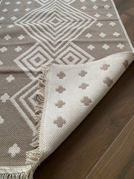 Безворсовий килим Laos beige lb-1 фото