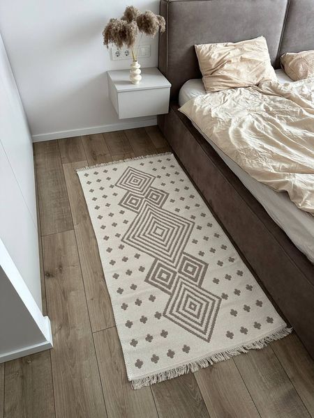 Безворсовий килим Laos beige lb-1 фото