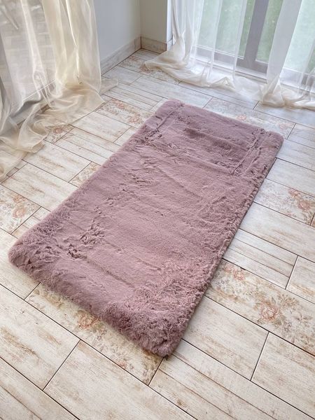 Килим зі штучного хутра Cozy Piece pink cpp-1 фото