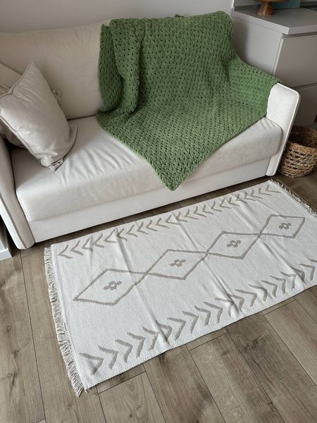 Безворсовий килим Scandi beige sbe-1 фото