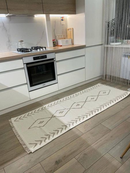 Безворсовий килим Scandi beige sbe-1 фото