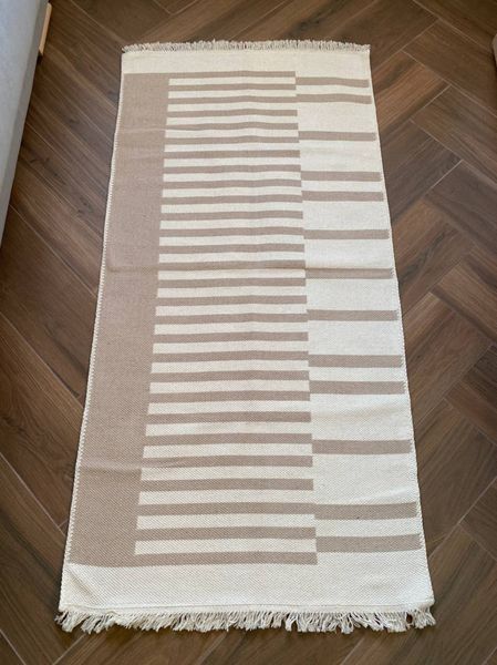 Безворсовий килим Piano beige pnb-1 фото