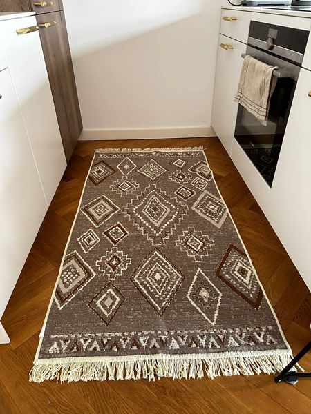 Безворсовий килим Podillia mocca pom-1 фото
