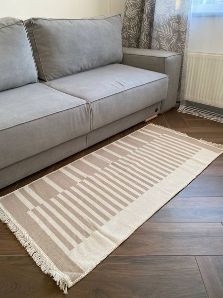 Безворсовий килим Piano beige pnb-1 фото