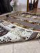 Безворсовий килим Garden brown gabr-1 фото 2