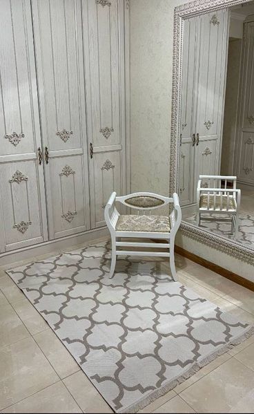 Безворсовий килим Morocco beige mbe-1 фото