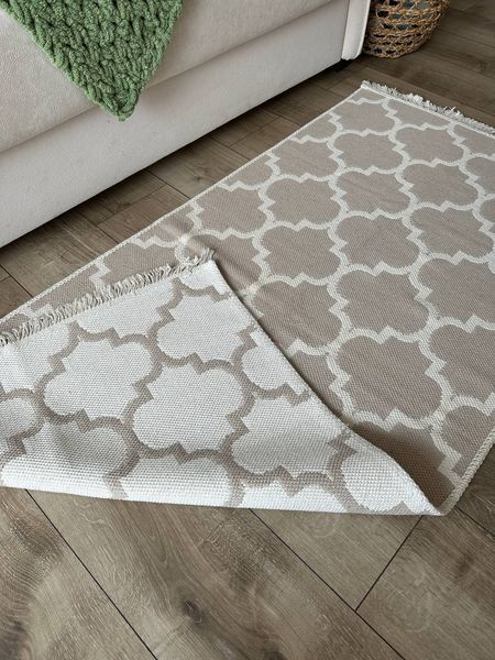 Безворсовий килим Morocco beige mbe-1 фото