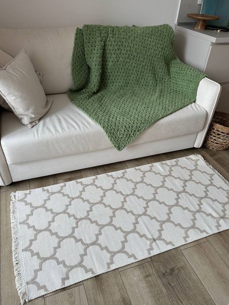 Безворсовий килим Morocco beige mbe-1 фото