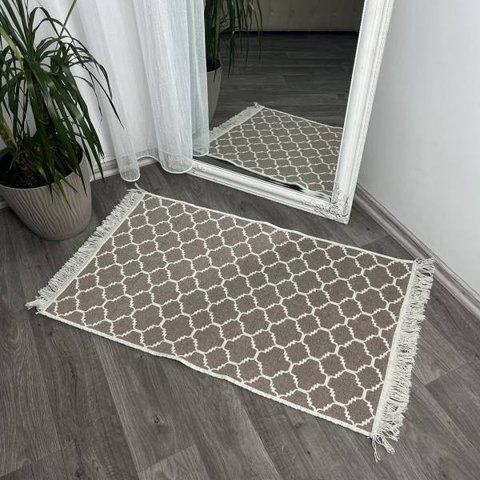 Безворсовий килим Simple beige sb-1 фото