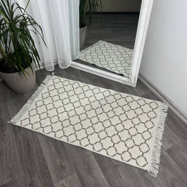Безворсовий килим Simple beige sb-1 фото