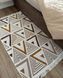 Безворсовий килим Geometry brown geb-1 фото 8