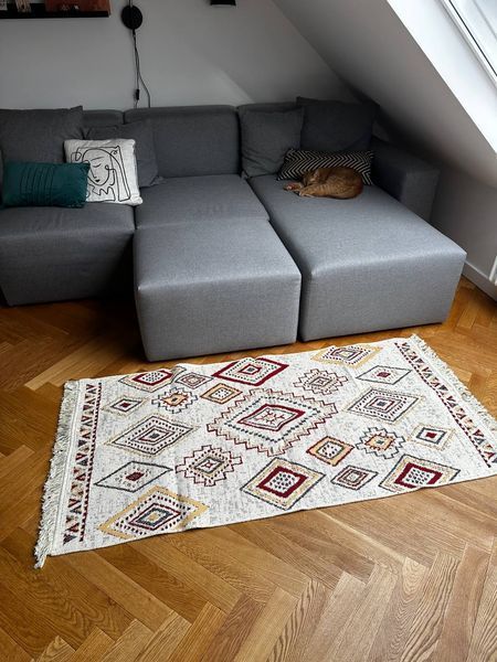 Безворсовий килим Podillia jeans poj-1 фото