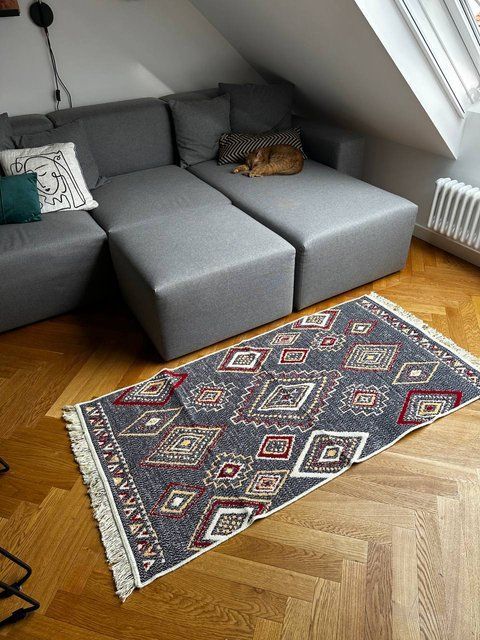 Безворсовий килим Podillia jeans poj-1 фото
