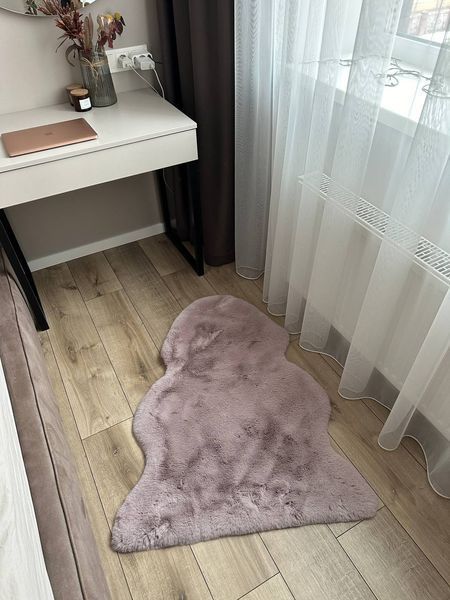 Килим зі штучного хутра Cozy Wave pink cwp-1 фото